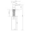 Дозатор Bemeta Hotel Line 136109010