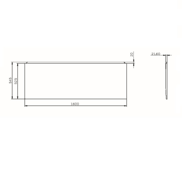 Декоративная фронтальная панель для ванны 160х70 Am.Pm X-Joy W94A-160-070W-P белый