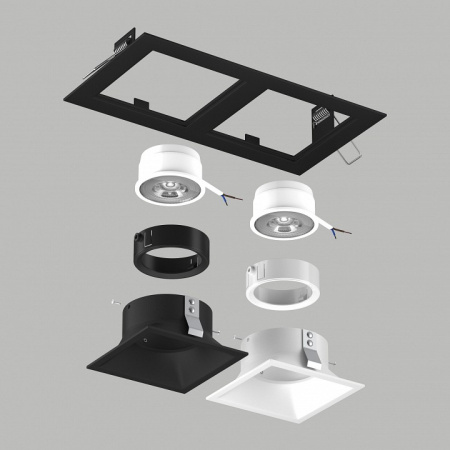 Встраиваемый светильник Lightstar Domino D5270607WBMOD