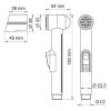 A081 Гигиеническая лейка с фиксатором