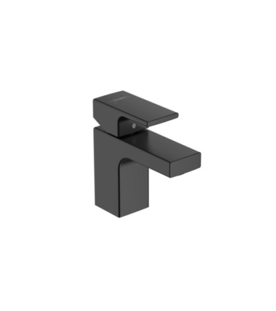 Смеситель для раковины hansgrohe Vernis Shape 71567670 70 без сливного набора матовый черный