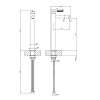 Смеситель для раковины Gessi Ingranaggio 63504#727 медь