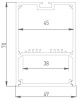 Профиль накладной DesignLed LS 00-00010370