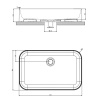 Раковина Gessi Rilievo 40 см 43458#516 белый