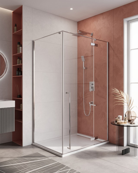 Душевой уголок Cezares Liner 120х90 LINER-AH-1-120/90-C-Cr-R