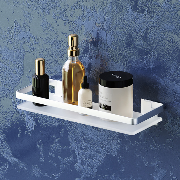 Стеклянная полка AM.PM Sense L A7455100 алюминий