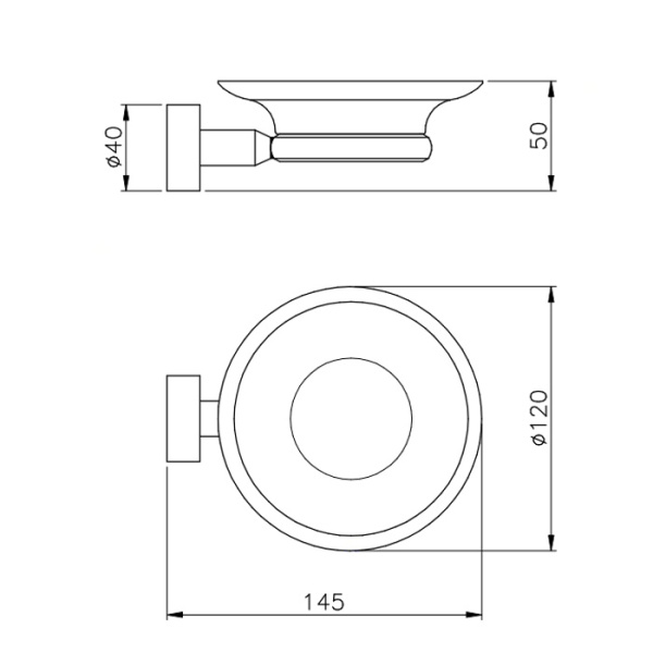Мыльница Nicolazzi Minimale 1487MCR