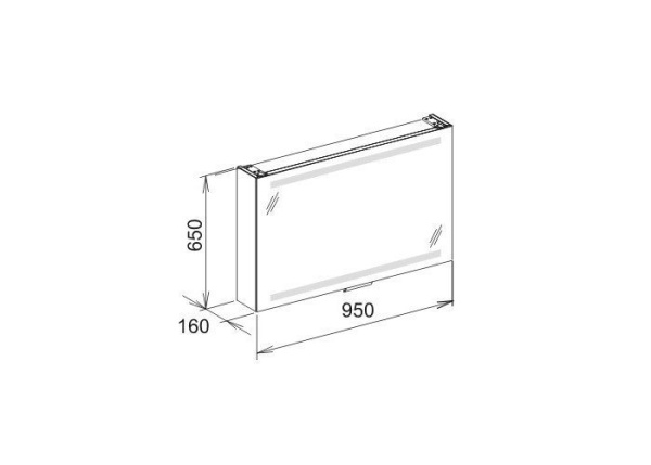 Зеркальный шкаф Keuco Edition 300 30203171201