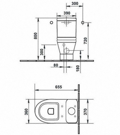 Бачок для унитаза Duravit Starck 3 0920100005