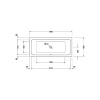 Ванна Duravit D-Code 180x80 700101000000000