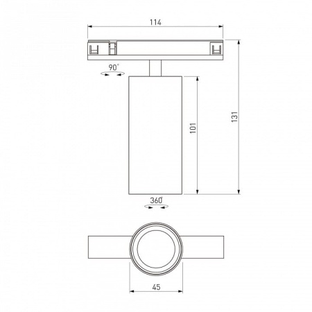 Светильник на штанге Elektrostandard  85525/01