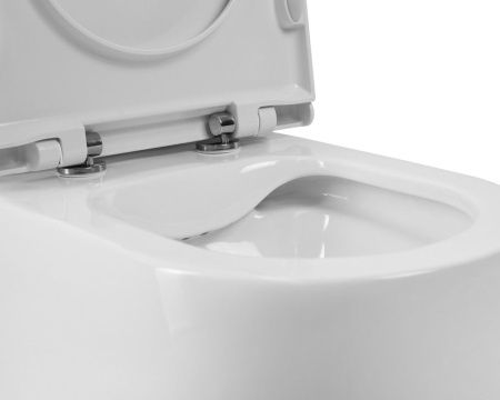 Унитаз-компакт безободковый BelBagno AMANDA BB051CPR с сиденьем BB902SC