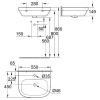 Раковина 55x45 см Grohe Euro Ceramic 3933600H