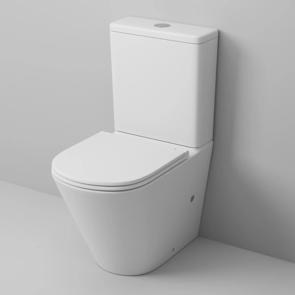 Унитаз-компакт Grossman GR-4450MS безободковый, с сиденьем микролифт, белый матовый