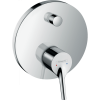 Смеситель для ванны hansgrohe Talis S СМ 72406000 со встроенной защитной комбинацией хром