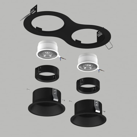 Встраиваемый светильник Lightstar Domino D6270707BMOD
