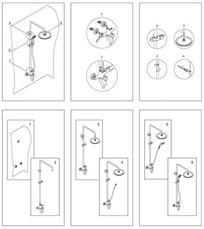 Душевая стойка WasserKRAFT A14401