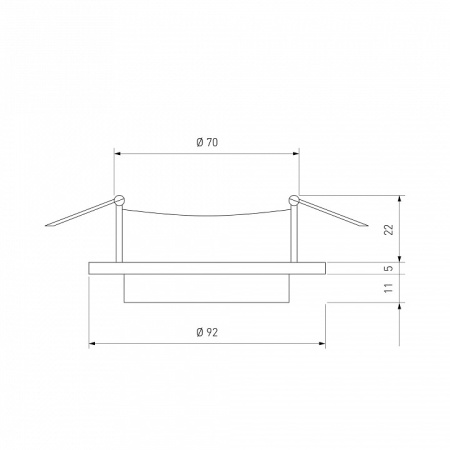 Встраиваемый светильник Elektrostandard Solas a053346