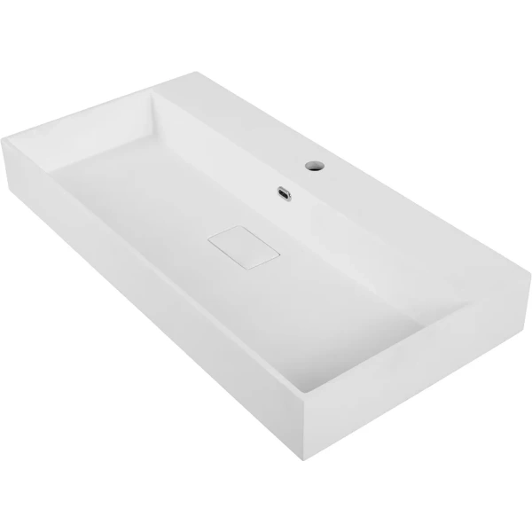 Раковина Cezares Premium 50263 91x45 см, накладная, белый матовый
