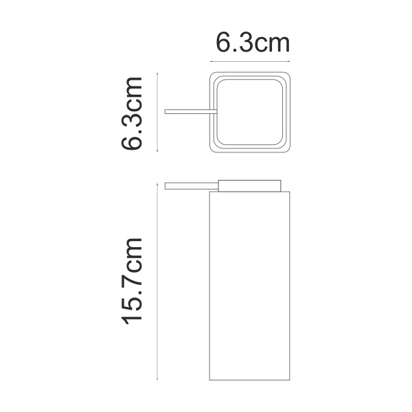 Дозатор для жидкого мыла WasserKRAFT K-4299 черный
