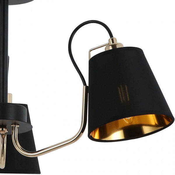 Люстра на штанге ILLUMICO IL6120-3COU-79 BK GD