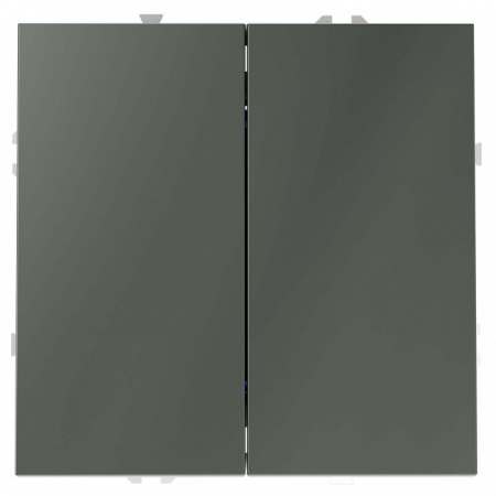 Переключатель перекрестный двухклавишный без рамки Voltum S70 VLS020506