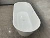 Акриловая ванна Abber 170x75 AB9268-1.7 белая глянцевая