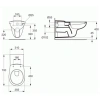 Унитаз подвесной Ideal Standard Matura P243001 белый