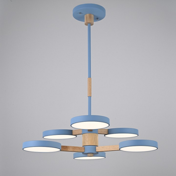 Люстра на штанге Imperiumloft TURNA Blue TURNA-DBL01