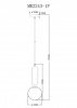 Подвесной светильник MyFar Pierre MR2243-1P