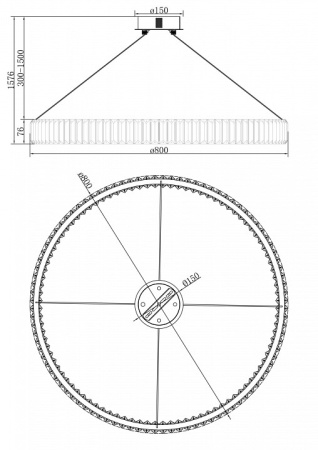 Подвесной светильник Freya Tier FR5257PL-L32G