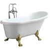 Акриловая ванна Ceruttispa Classic CT9667 157x77 см, отдельностоящая, белый