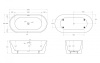 Акриловая ванна BelBagno 200x85 BB416-2000-850