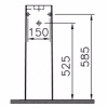 Пьедестал Vitra S50 6936B003-7035