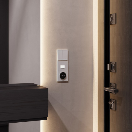 Клавиши для выключателя двухклавишного с подсветкой Voltum S70 VLS000416