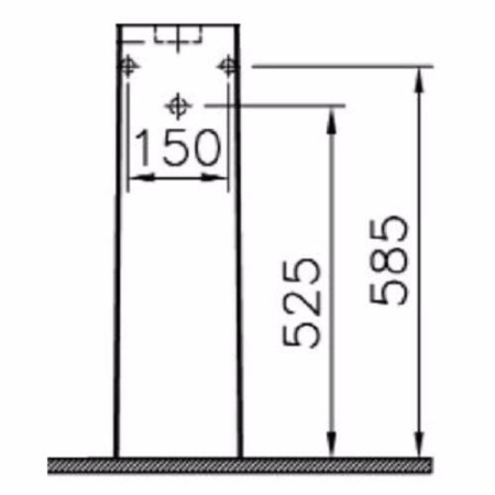 Пьедестал Vitra S50 6936B003-7035