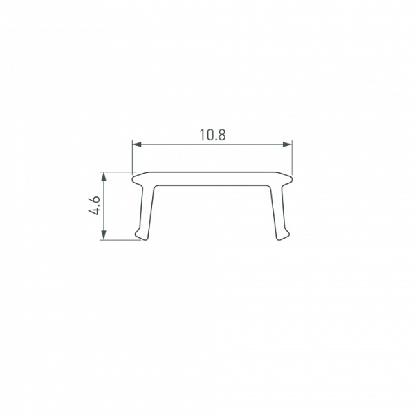 Рассеиватель Arlight SHELF 060587