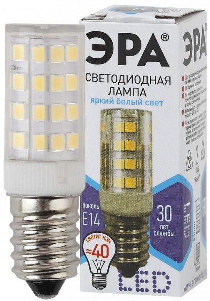 Лампа светодиодная Эра Стандарт E14 5Вт 4000K LED T25-5W-CORN-840-E14