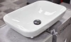 Раковина CeramaLux E408D 51,5x34 см, встраиваемая сверху, белый