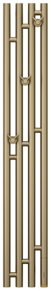Электрический полотенцесушитель Сунержа Кантата 3.0 1200х159 32-5847-1216 золотой шелк