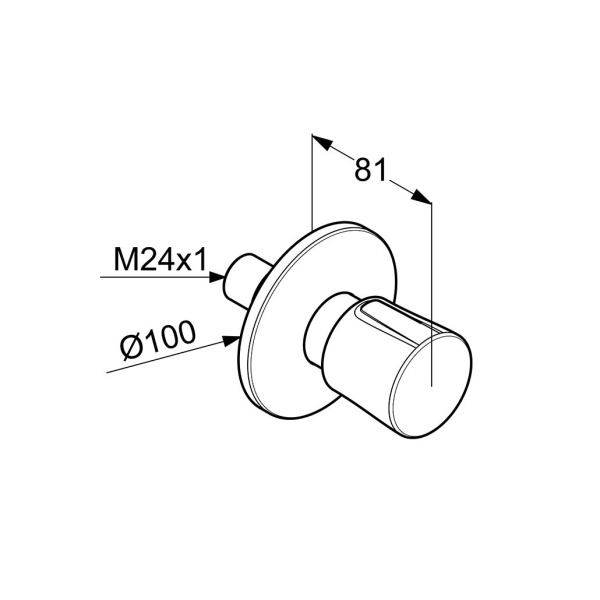 Вентиль Kludi Balance 528150575